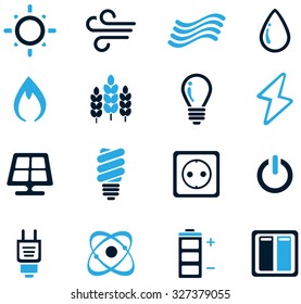 Fuel and Power Generation Web Icons