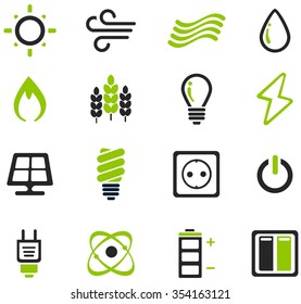 Fuel and Power Generation Web Icons