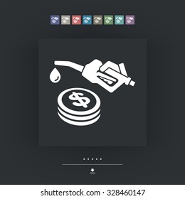 Fuel price icon