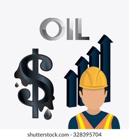 Fuel prices economy design, vector illustration eps10