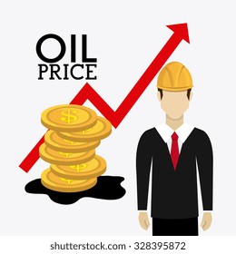 Fuel prices economy design, vector illustration eps10