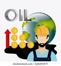 Fuel prices economy design, vector illustration eps10