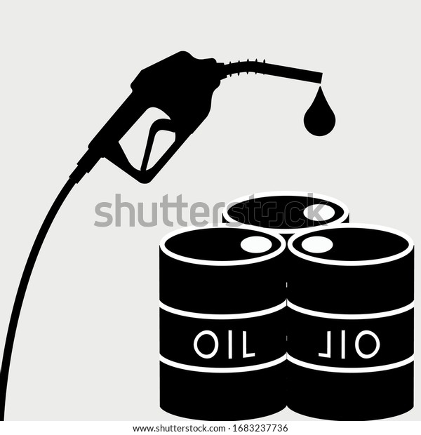 fuel pump\
dripping into oil tanks vector\
work
