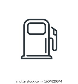 Fuel Pump Flat icon vector