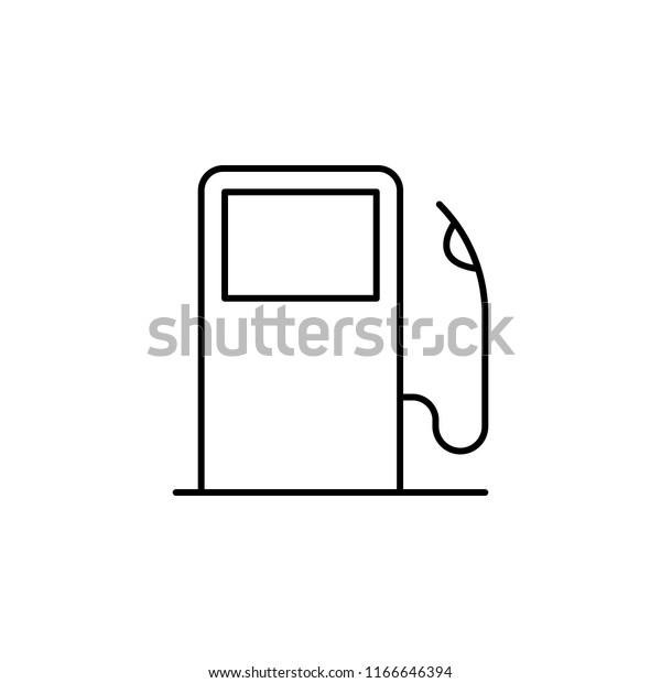 fuel pump icon. Element of car workshop icon for\
mobile concept and web apps. Thin line fuel pump icon can be used\
for web and mobile