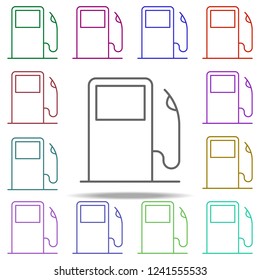 fuel pump icon. Elements of auto workshop in multi color style icons. Simple icon for websites, web design, mobile app, info graphics on white background