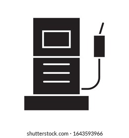 Fuel pump icon. Gas station sign vector illustration on white isolated background. Petrol business concept. Perfect use for website, pattern, design, etc.