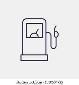 Fuel pump icon isolated on background. Gas station symbol modern, simple, vector, icon for website design, mobile app, ui. Vector Illustration
