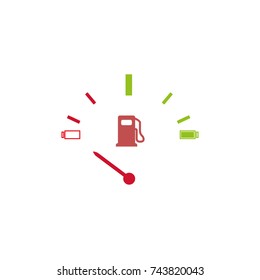 Fuel pump icon. Petrol station sign. Gas station sign. Fuel background. Vector illustration, flat design. Gasoline pump nozzle with drop.