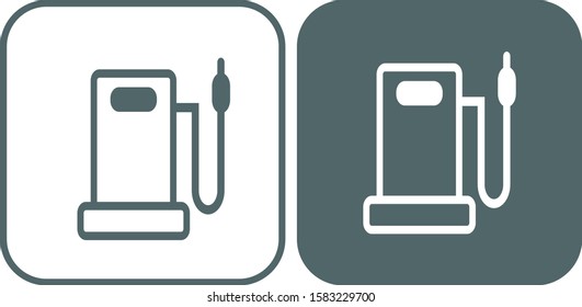 Fuel pump icon. Vector illustration
