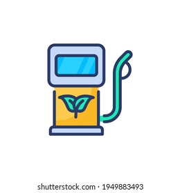 Icono de la bomba de combustible en vector. Logotipo