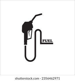 FUEL PUMP NOZZLE ICON VECTOR ILLUSTRATION SYMBOL DESIGN