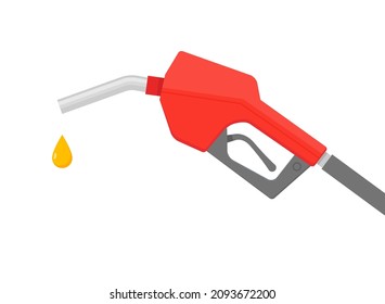 Colgante del icono de gasolina de la bomba de combustible. Gasolina del tubo vectorial del logotipo de la pistola de bomba de gas