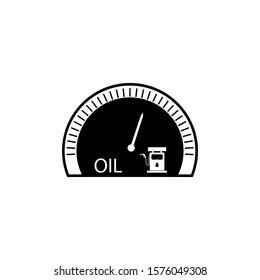 fuel sensor icon in flat style isolated. Vector Symbol illustration.