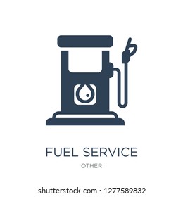 fuel service icon vector on white background, fuel service trendy filled icons from Other collection, fuel service vector illustration