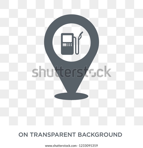Fuel station icon. Fuel station design\
concept from Industry collection. Simple element vector\
illustration on transparent\
background.