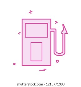 Fuel station icon design vector