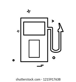 Fuel station icon design vector
