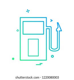 Fuel station icon design vector