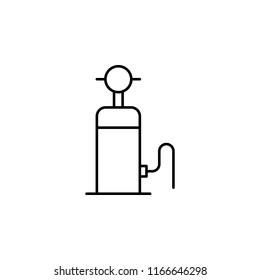 fuel station icon. Element of car workshop icon for mobile concept and web apps. Thin line fuel station icon can be used for web and mobile