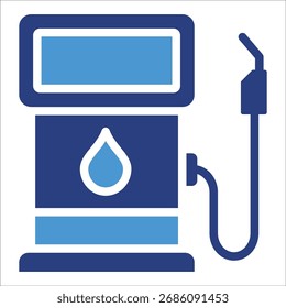 Fuel Station Icon Element For Design