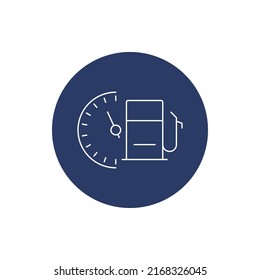 fuel station fuel icon vector