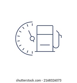 vector de icono de combustible de la estación de combustible