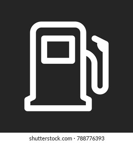 Fuel station pump icon