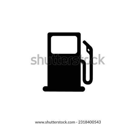 Fuel station vector icon. Editable stroke. Symbol in Line Art Style for Design, Presentation, Website or Apps Elements. Pixel vector graphics - Vector.