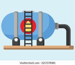 Fuel tank icon. Subtablr to place on gas and oil, etc