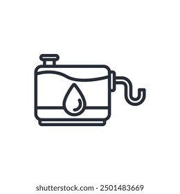 Vector.Carrera editable.Signo de estilo lineal para uso Diseño web, logotipo.Ilustración de símbolo.