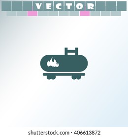 Fuel truck icon.