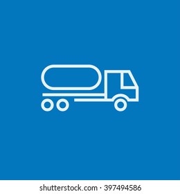 Fuel truck line icon.