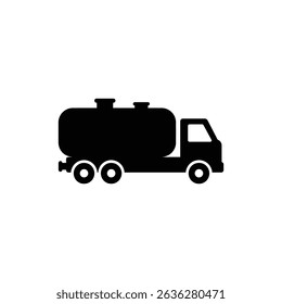 Fuel truck side profile basic design transporting fuel safely