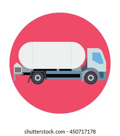 Fuel Truck Vector Icon
