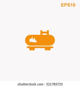Fuel truck vector icon