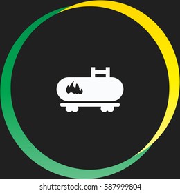 Fuel truck vector  icon
