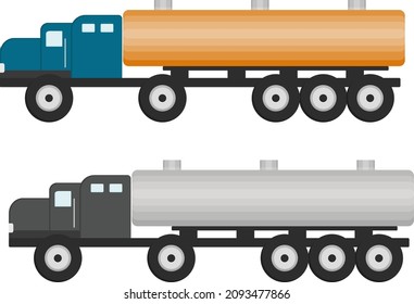 Kraftstoffe, Illustration, Vektorgrafik auf weißem Hintergrund.