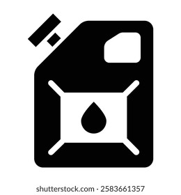 Fuel Vector Glyph Icon Vector Design