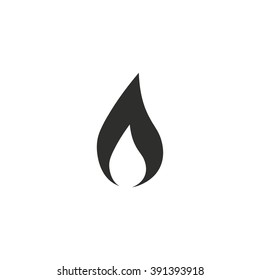 Fuel   vector icon. Black  illustration isolated on white  background for graphic and web design.