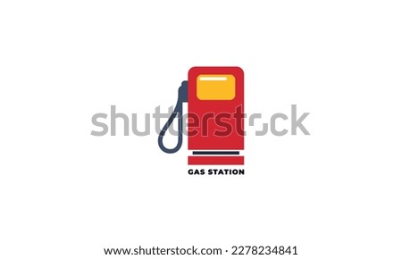 Fuel vector icon. Black illustration isolated on white background for graphic and web design.
