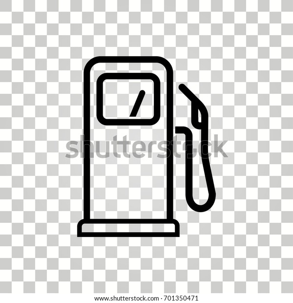 Fuel vector icon. Black illustration isolated for\
graphic and web design.