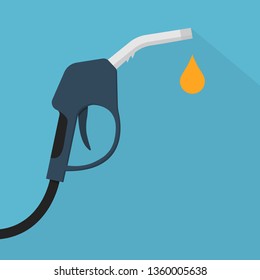 Fuel vector icon. Black icon on white background
