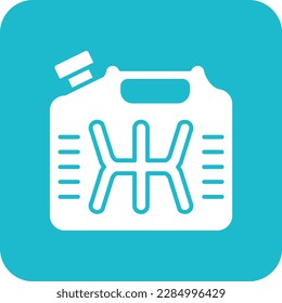 Icono del vector de combustible. Se puede usar para imprimir, móviles y aplicaciones web.