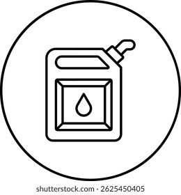 Icono de Vector de combustible. Se puede utilizar para aplicaciones de impresión, móviles y de Web.
