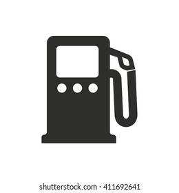 Fuel   vector icon. Illustration isolated on white  background for graphic and web design.