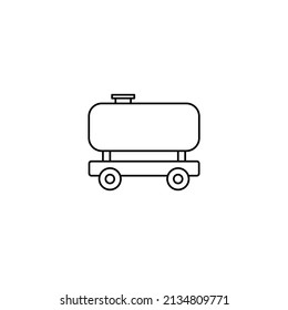 Fuel vector icon, tank vector icon
railroad tank wagon

