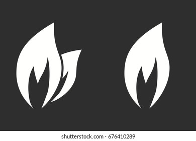 Fuel vector icon. White illustration isolated on black background for graphic and web design.