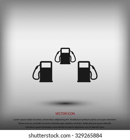 Fuel vector icons 