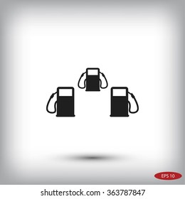 Fuel vector icons 